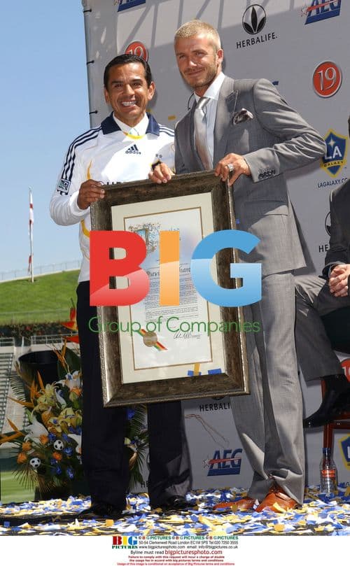 David Beckham LA Galaxy Presentation