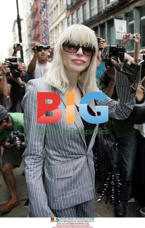 Courtney Love Leaves Mercer Hotel in Soho