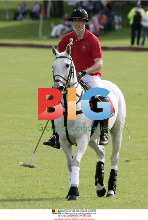 Prince William Plays Polo