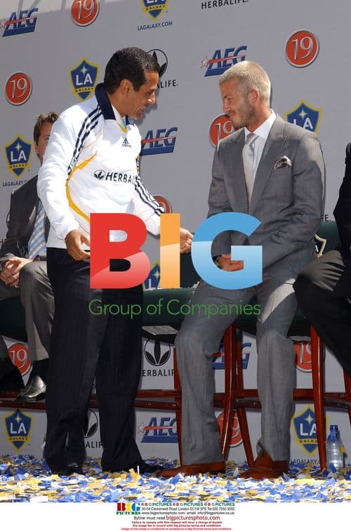 David Beckham LA Galaxy Presentation
