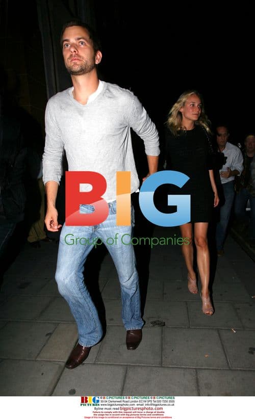 Diane Kruger leaves Cipriani with boyfriend