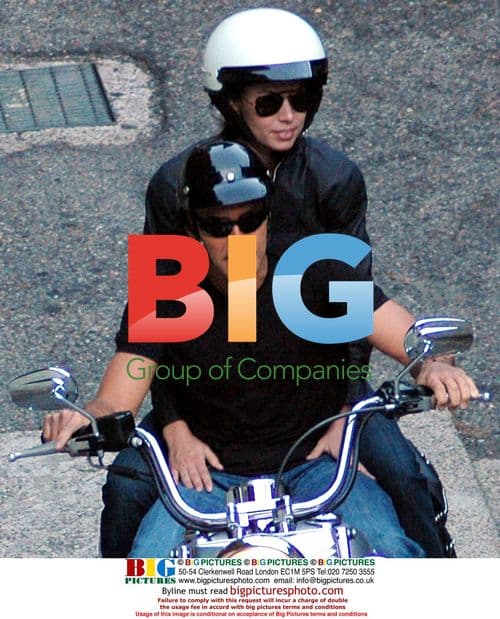 George Clooney on Harley with Woman