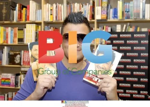 Peter Andre at book and CD signing