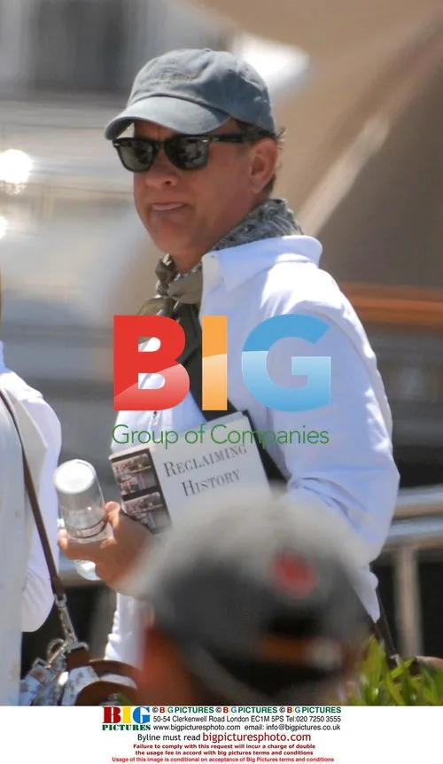 Tom Hanks on Holiday in Napoli, Italy