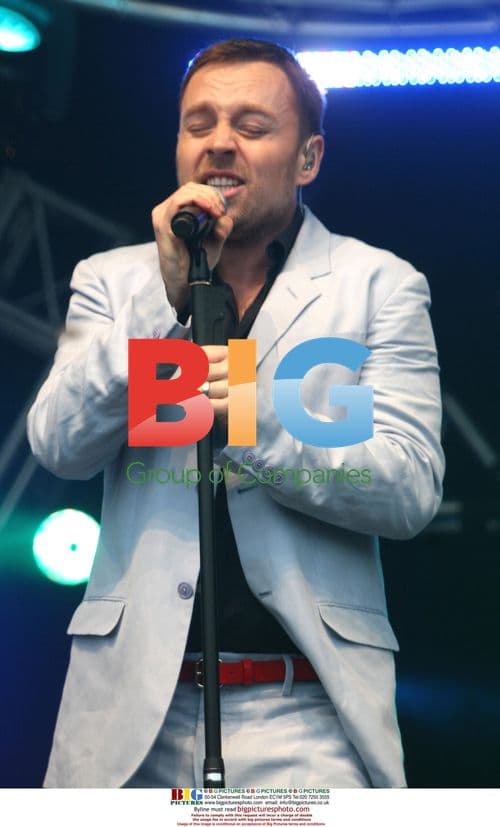 Darren Hayes performs at Party in the Park