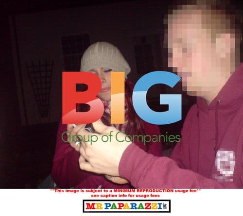 Joss Stone Smoking at Christmas Eve Pub Celebration