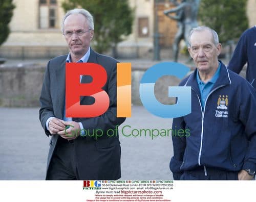 Sven-Goran Eriksson Arrives with Manchester City in Sweden