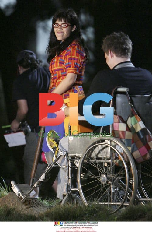 America Ferrera on Set of 'Ugly Betty'