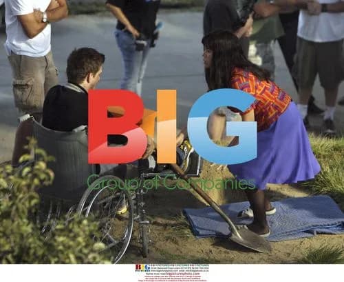 America Ferrera on set of Ugly Betty