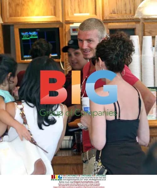 David Beckham Grabs Coffee in LA