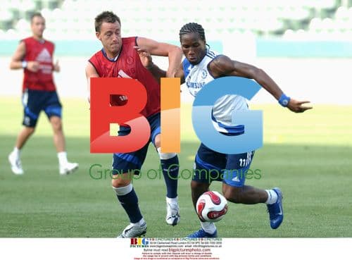 Chelsea FC training in Los Angeles