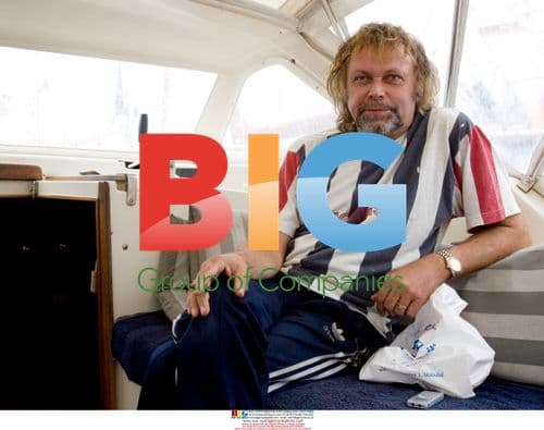 Swedish Bankrobber Clark Olofsson on His Boat