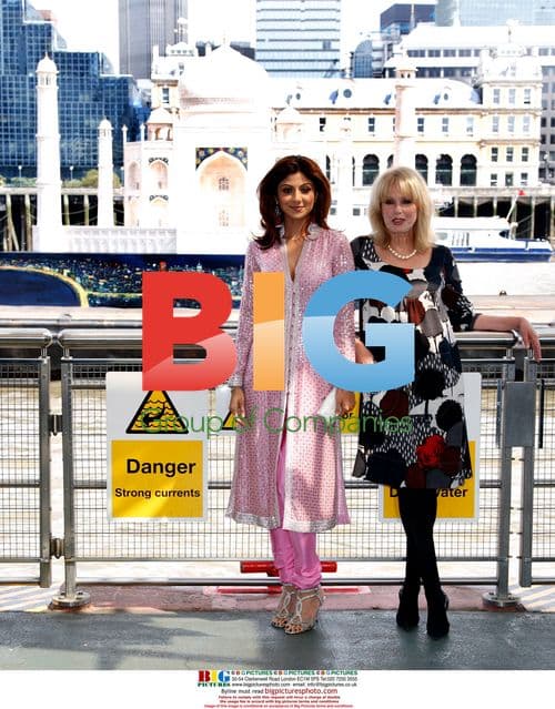 Shilpa Shetty and Joanna Lumley at India Now Launch