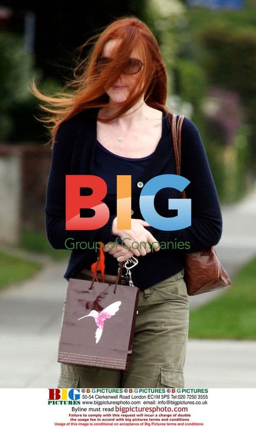 Marcia Cross at Hairdresser in Brentwood