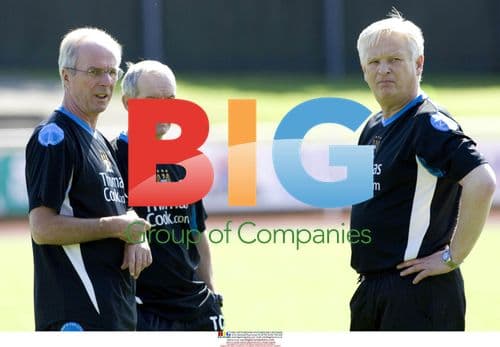 Sven-Goran Eriksson at Manchester City training camp