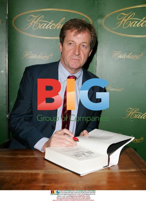Alistair Campbell signs new book "The Blair Years"