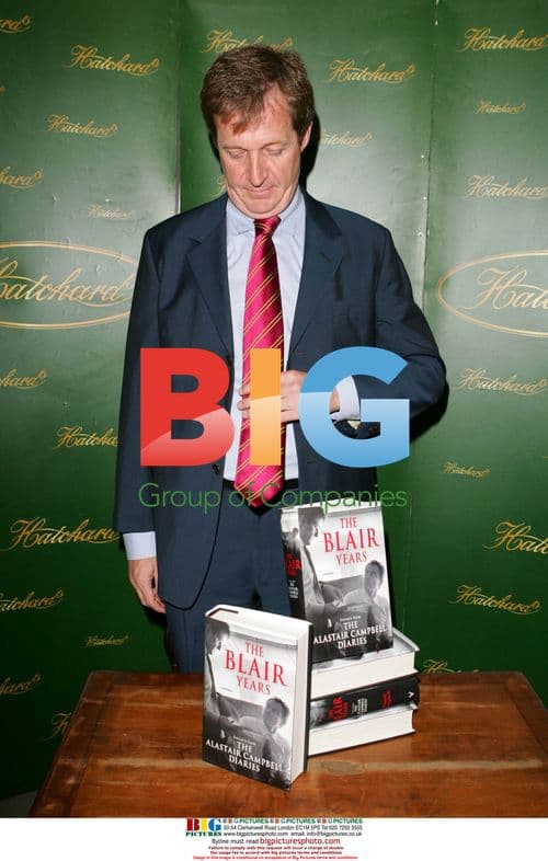 Alistair Campbell signs new book