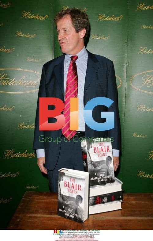 Alistair Campbell signs new book