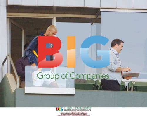 Beckham Watches Galaxy Match in Luxury Box