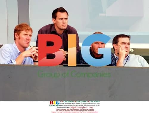 David Beckham watches LA Galaxy match