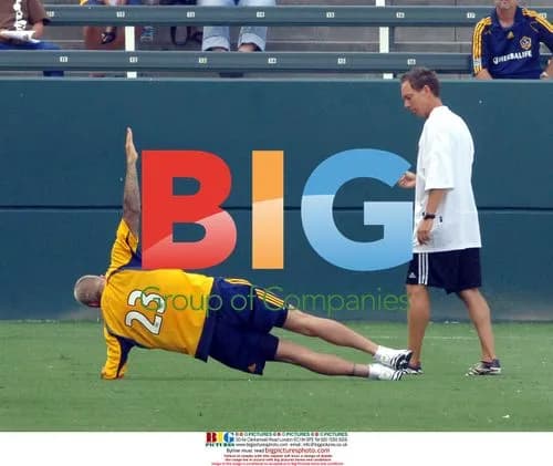 David Beckham's first LA Galaxy practice