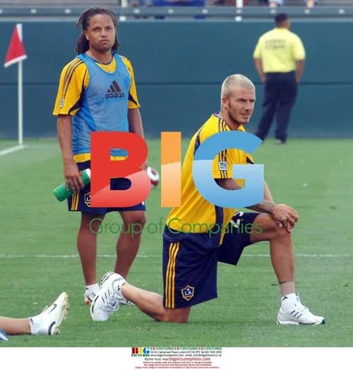 David Beckham trains with LA Galaxy
