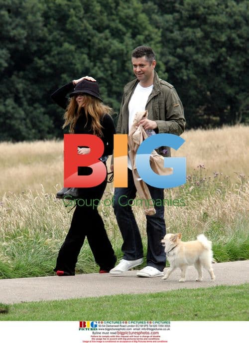 Geri Halliwell and PA on Hampstead Heath