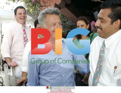 Dustin Hoffman leaving the Ivy in Beverly Hills