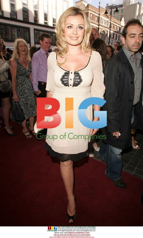 Katherine Jenkins at Joseph Dreamcoat press night