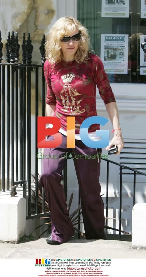 Madonna leaving the gym in London