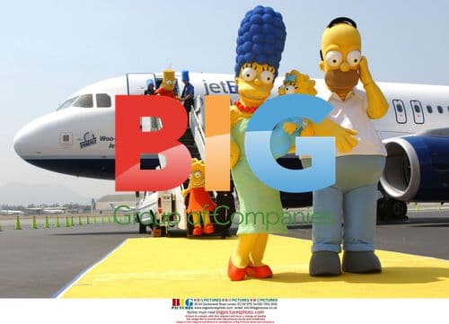 The Simpsons Movie Jet Unveiling