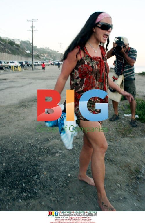 Britney Spears Swims in Malibu