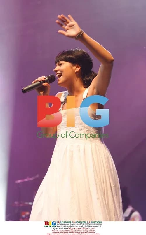Lily Allen performs at Eden Sessions