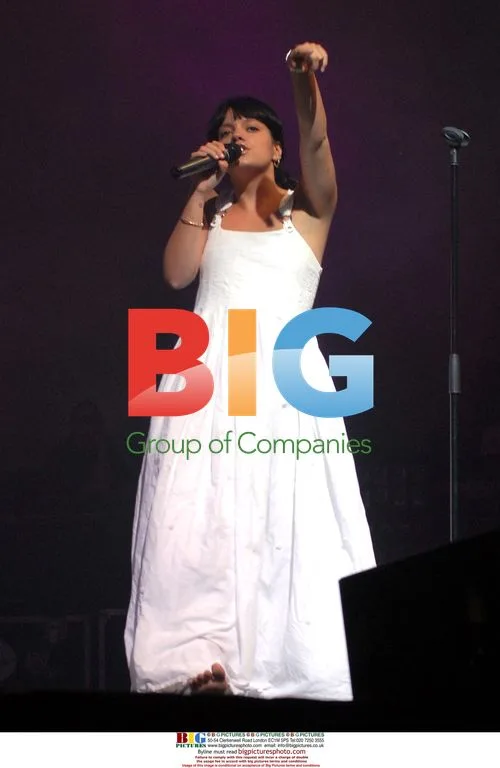 Lily Allen performing at Eden Sessions