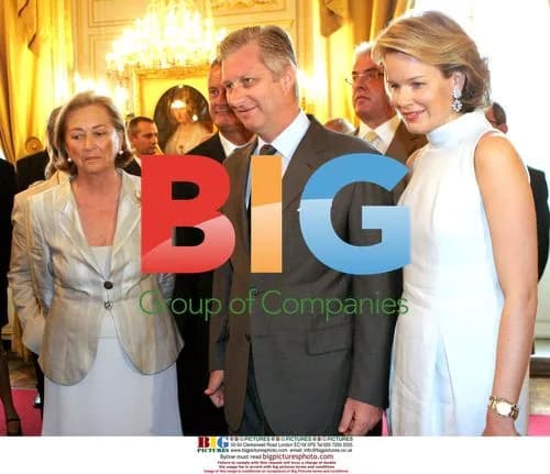 Queen Paola and Royal Family Attend Exposition in Brussels