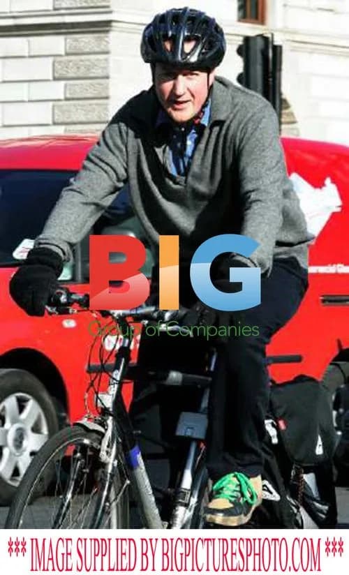 David Cameron Rides Bike, Breaks Laws