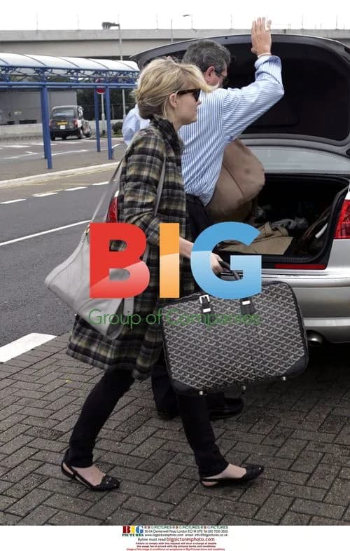 Kirsten Dunst departs London airport