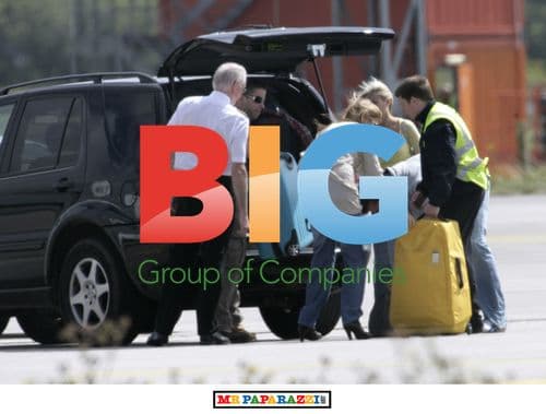 Heather Mills Boards Private Plane