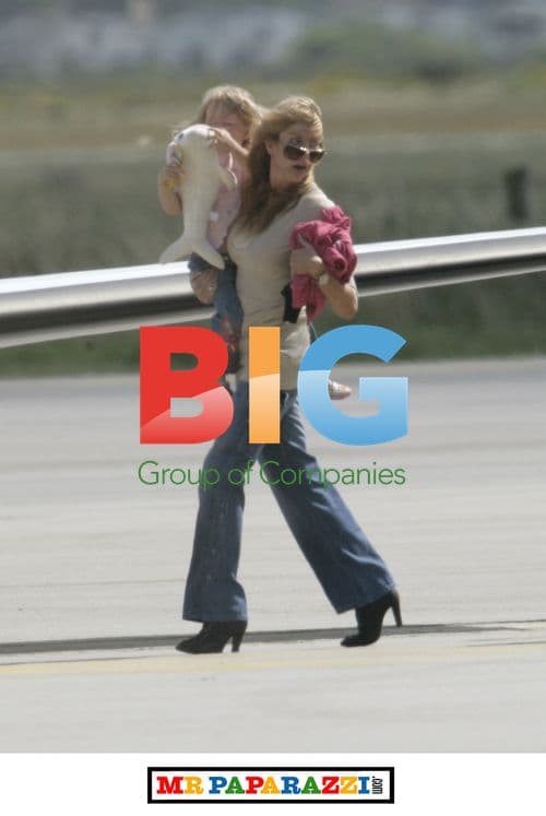 Heather Mills Boards Private Plane