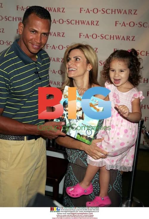 Alex Rodriguez with Family at Book Reading
