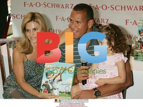 Alex Rodriguez & Family Book Reading