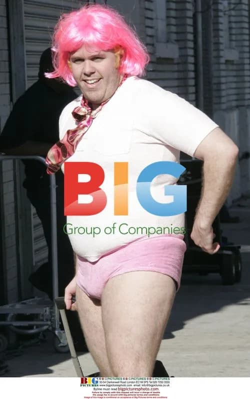 Perez Hilton at Britney Spears video shoot