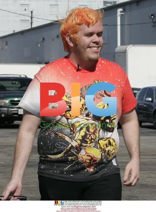 Perez Hilton at Britney Spears Video Shoot