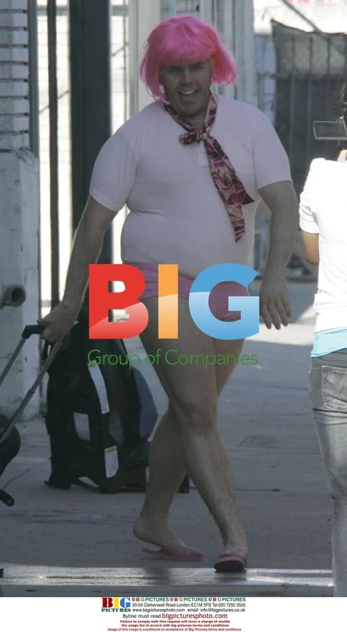 Perez Hilton at Britney Spears Video Shoot