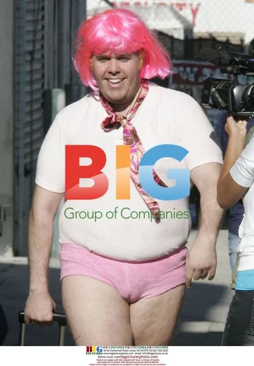 Perez Hilton at Britney Spears Video Shoot