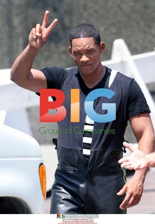 Will Smith on 'John Hancock' movie set