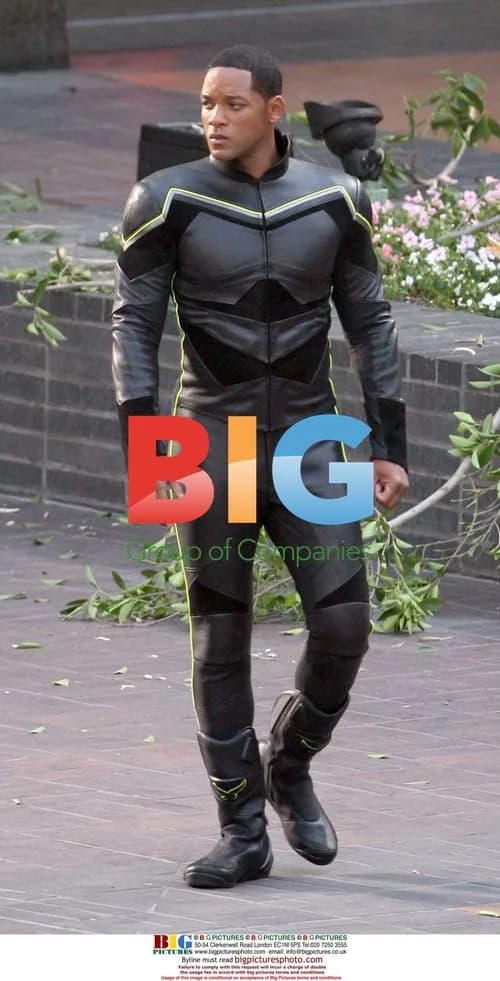 Will Smith on set of 'John Hancock'
