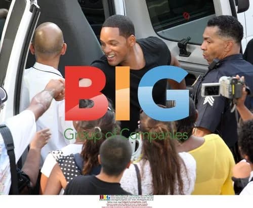 Will Smith on set of 'John Hancock'
