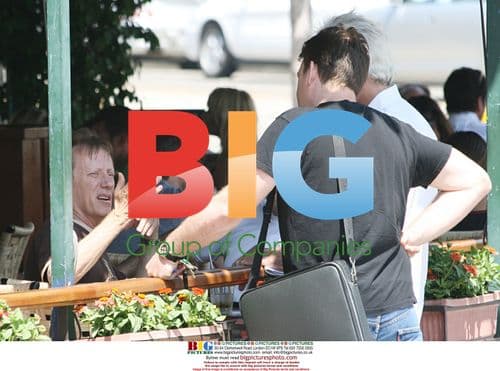 James Woods Lunches at Cafe Med