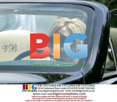 Victoria Beckham Drives Convertible Bentley